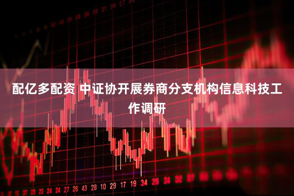 配亿多配资 中证协开展券商分支机构信息科技工作调研